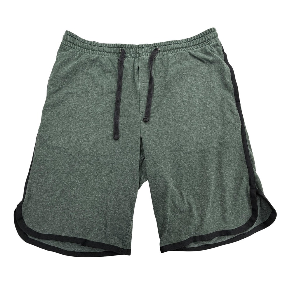 James Perse Shorts Mens XL Green Athletic Lightweight Jersey Drawstring 9 Inseam
